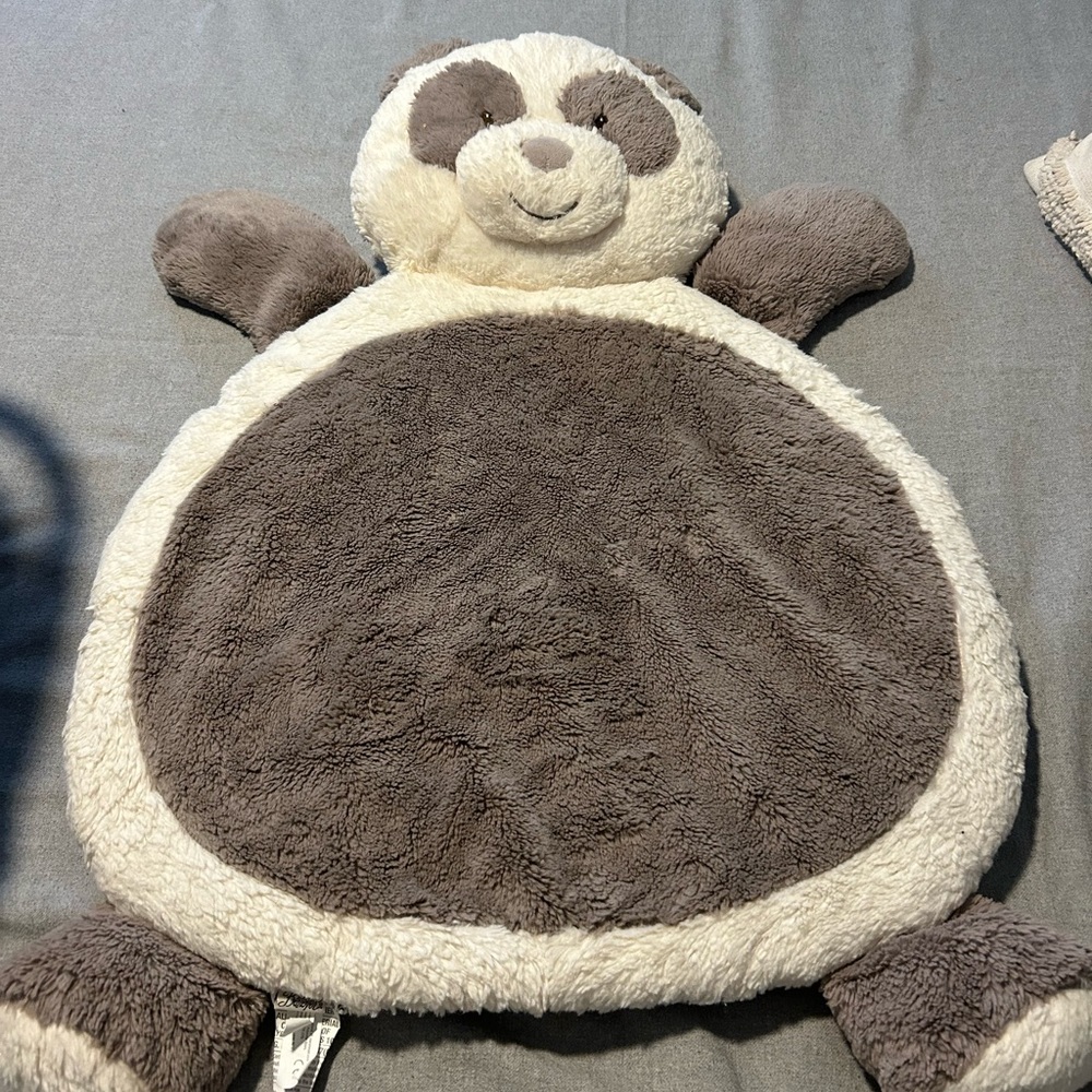 Best Ever Baby Panda Fur Floor Mat